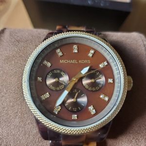 Michael Kors Tortoise watch